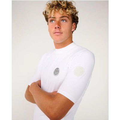 Herren UV-Shirt Icons UPF Brushed Kurzarm - Weiß