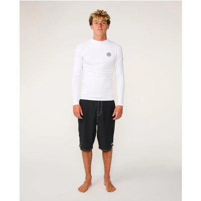 Herren UV-Shirt Icons UPF Brushed Langarm - Weiß