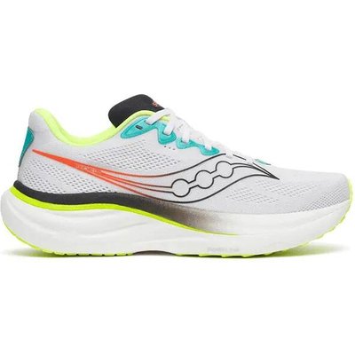 Herren - Laufschuhe - Neutral - Ride 19 - Weiß/Citron