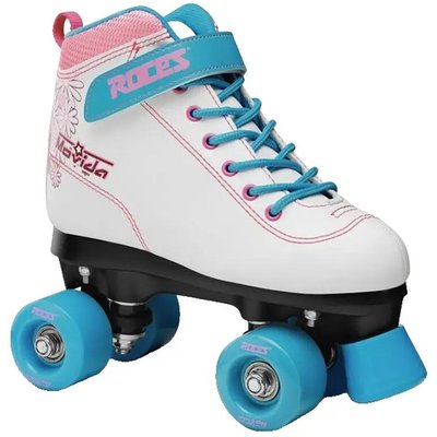 Rollschuhe Roces Movida Art Weiß/Violett/Blau