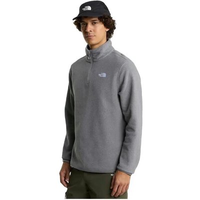 Fleecejacke The North Face Polar Glacier 1/4 Zip Grau