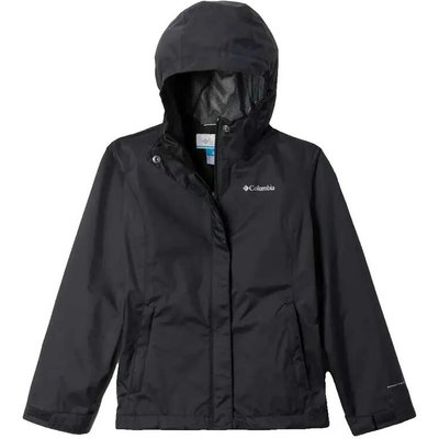 Kinder Wasserabweisende Jacke Columbia aus schwarzem Nylon