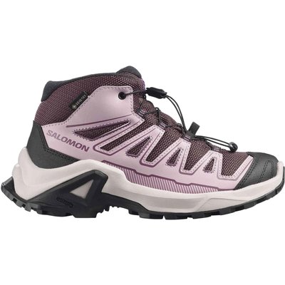 Stiefel Salomon Modell X Ultra Mid Gore Tex "Huckleberry/Dawn für unisex jungen