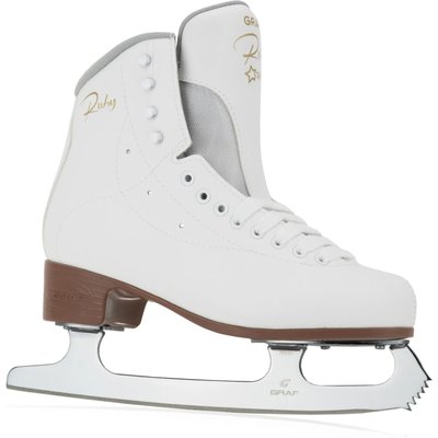 Graf Ruby Star Skates Damen-Eiskunstlaufschuh Weiß 37