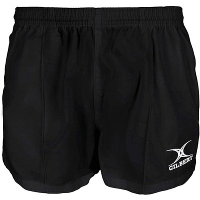 Gilbert Kiwi Pro Senior Rugby Shorts - Schwarz Mann