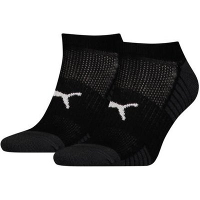 PUMA Sport gepolsterte Sneaker-Socken 2er-Pack Schwarz