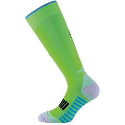 Technische Socken Running Erwachsene Kompression thermoregulierende lang grün