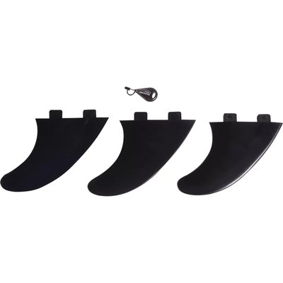 Finnen Surfboard 3 Stück - FCS schwarz