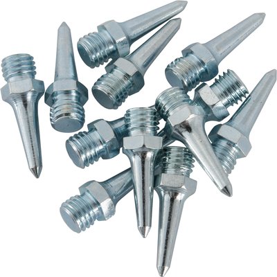 12-teiliges Spikes-Set aus Stahl 15 mm für Spikes