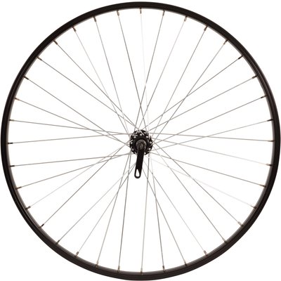 Vorderrad MTB Doppelwandfelge V-Brake mit Schnellspanner 26 Zoll schwarz