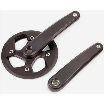 Kurbelgarnitur 1-fach 36 Zähne 170 mm Aluminium schwarz