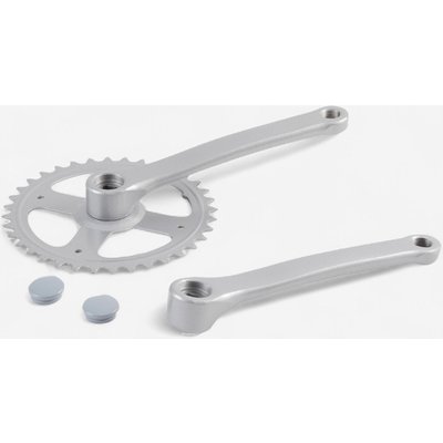 Einfach-Kurbelsatz 36t 170 mm grau