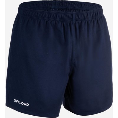 Rugbyshorts R100 ohne Taschen Damen/Herren marineblau