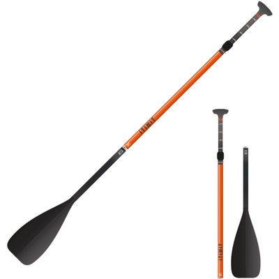 Paddel für SUP 500 Glasfaser/Carbon 3-teilig 170-210 cm