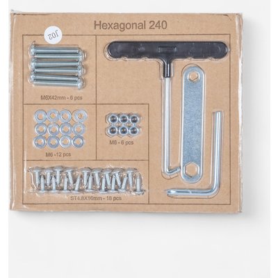 Schraubenset - Ersatzteil für Trampolin Hexagonal 240