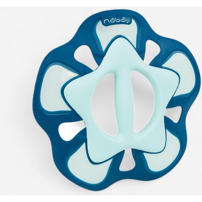 Aquafitness-Hanteln Aquagym Größe S - Pullpush Flower blau