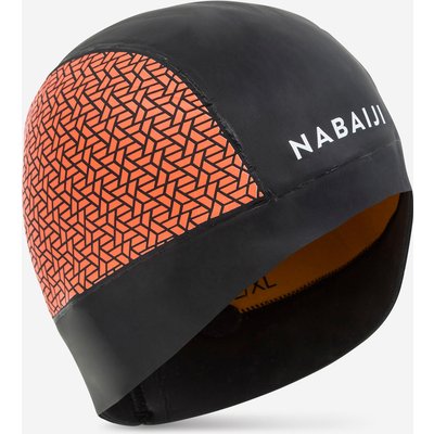 Badekappe Neopren 3mm Freiwasserschwimmen - OWS schwarz