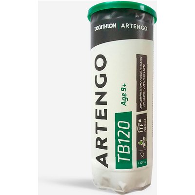 Tennisbälle - mit Druck TB120 3er-Dose Wettkampf Kinder