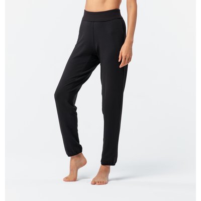 Tanzhose Damen Modern Dance fließend - schwarz