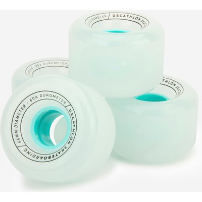 Rollen Longboard Cruiser Surfskate 65 mm 80A 4er-Pack blau