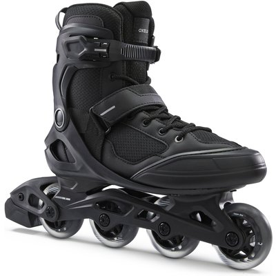 Inline-Skates Fitness FIT 100 Damen/Herren schwarz/silber