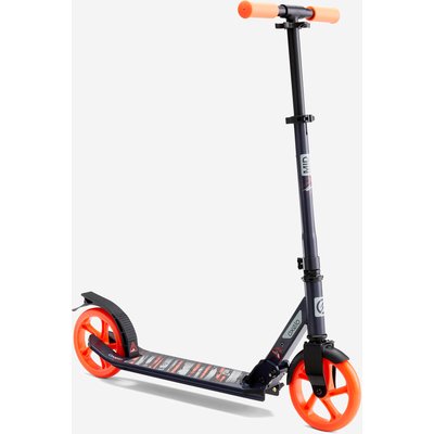 City Roller Scooter mit Ständer - Mid 7 marineblau/orange