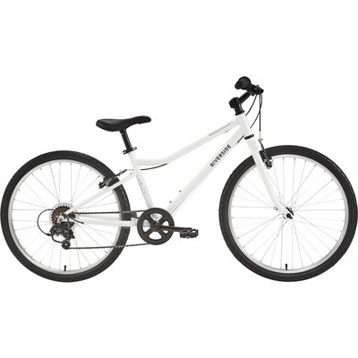 Kinderfahrrad Trekkingrad 24 Zoll Riverside 100 weiß