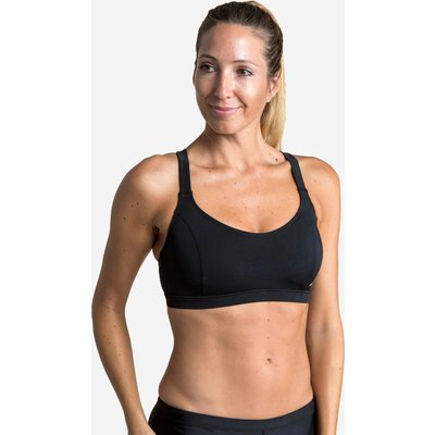 Sportbikini Oberteil Damen - Vega schwarz