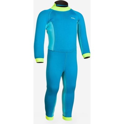 Schwimmanzug Neopren Baby/Kinder - Tiwarm blau/grün
