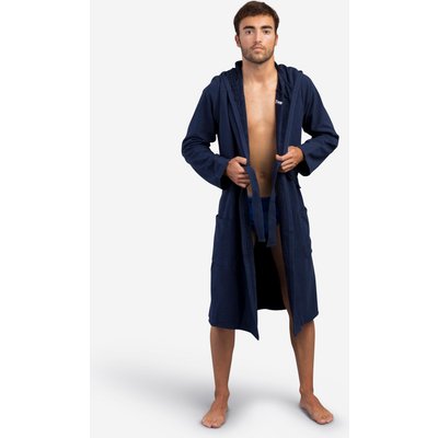 Bademantel Bio-Baumwolle Herren - dunkelblau