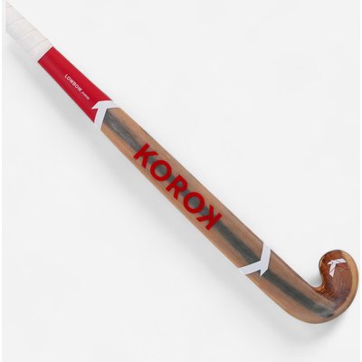 Hallenhockeyschläger FH930W Experten Holz/30 % Carbon LB Damen/Herren braun/rot