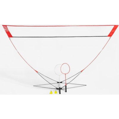 Badminton Set Easy Discover - 2,8m Netz inkl. 2 Schläger
