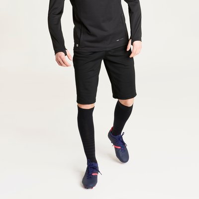 Damen/Herren Fußballhose knielang ‒ Viralto schwarz/grau