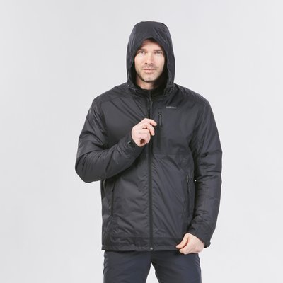 Wanderjacke Herren bis -10 °C wasserdicht - NH500 schwarz