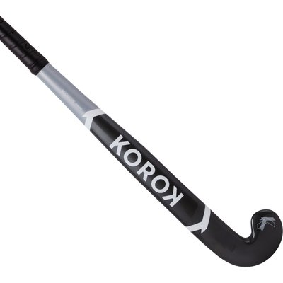 Hockeyschläger Indoor FH500 Mid Bow 100 % Glasfaser Kinder/Jugendliche grau