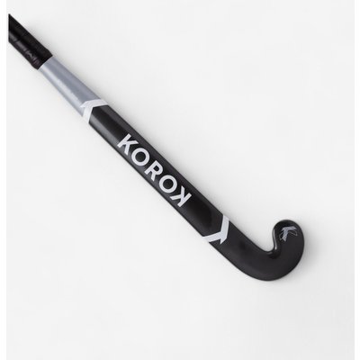 Hallenhockeyschläger FH500 Mid Bow 100 % Glasfaser Einsteiger Damen/Herren grau