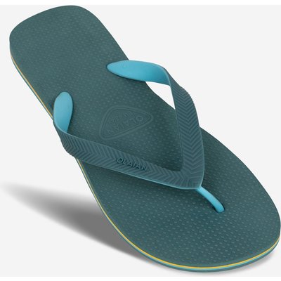 Zehensandalen Herren 500 grün