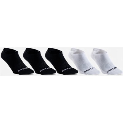 Tennissocken Low 5er-Pack - RS160 schwarz/weiß