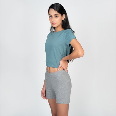 Shorts Damen Slim - 500 grau