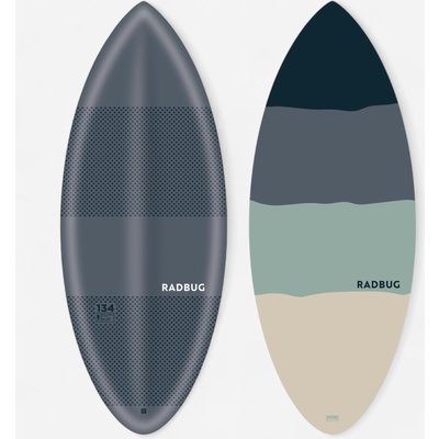 Skimboard Damen/Herren Schaumstoff - 500 blau/grau