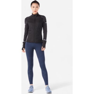 Laufjacke Damen warm - schwarz