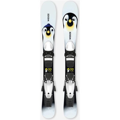 Ski Kinder mit Bindung Piste - Boost 100 Pinguin