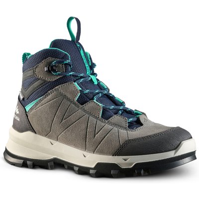 Wanderschuhe Kinder Gr. 28–39 hoch wasserdicht - MH900 blau