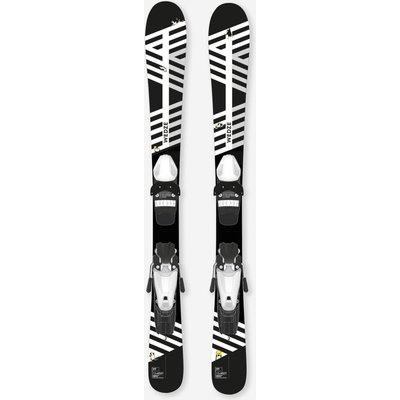 Ski mit Bindung Piste Kinder - Boost 500 Player schwarz/weiss