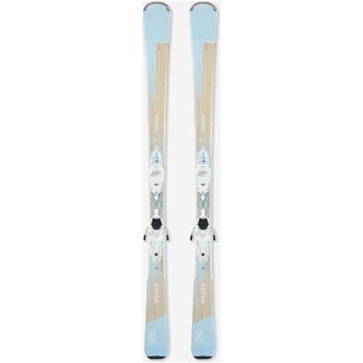 Ski Damen mit Bindung Piste - Boost 500 blau
