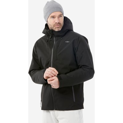 Ski- und Snowboardjacke Herren warm und wasserdicht - 500 schwarz