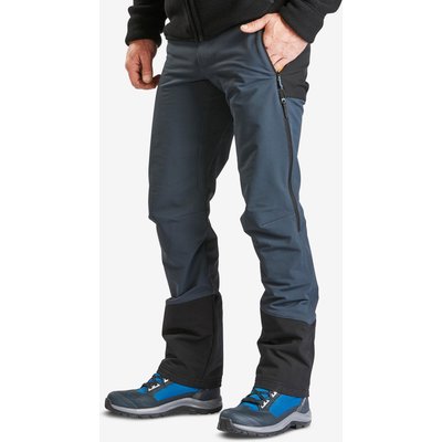 Wanderhose Herren warm wasserabweisend belüftet Winterwandern - SH500 grau