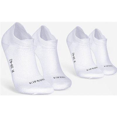 Laufsocken Invisible dünn 2er-Pack - Run 500