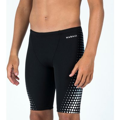 Badehose Jammer Jungen - Fitib schwarz/weiss