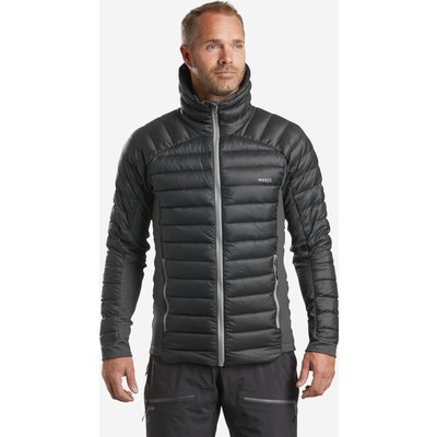 Unterziehjacke Daunen Herren warm, atmungsaktiv - FR900 grau